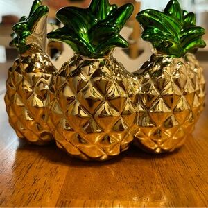 Bath and Body works pineapple candle holder- 3 Wick